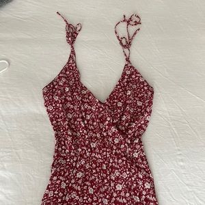 Abercrombie floral jumpsuit